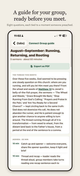 Take Root: monthly group guide